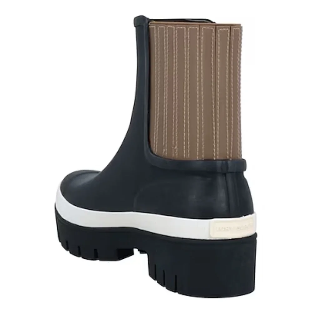 Tory Burch Womens Hurricane Black Rainboots Size : 9  Medium (B, M)